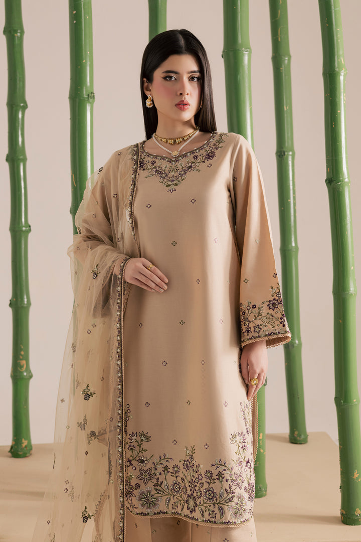 Hastings 3Pc - Embroidered Khaddar Dress