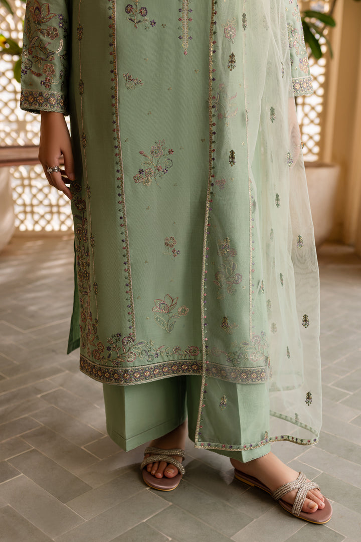 Sea Salts 3Pc - Embroidered Khaddar Dress