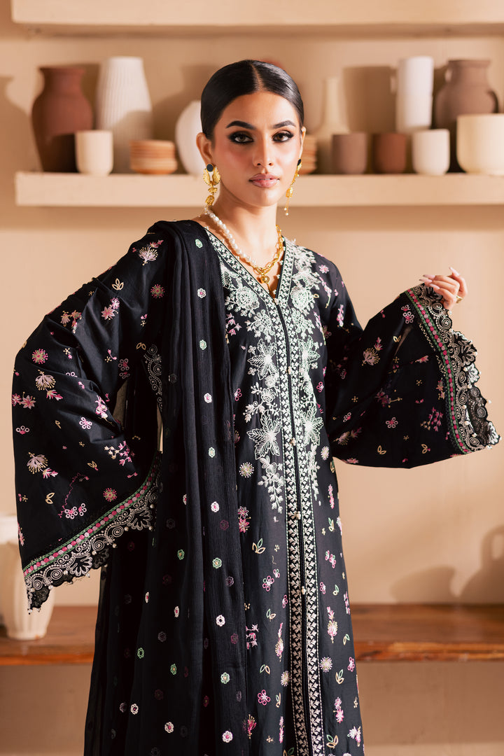 Priscilla 3Pc - Embroidered Lawn Dress