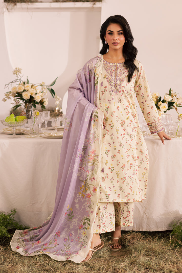 Jules 3Pc - Printed Lawn Dress