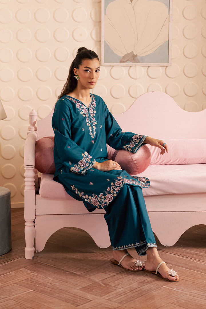 Blue Rose 2Pc - Embroidered Lawn Pret
