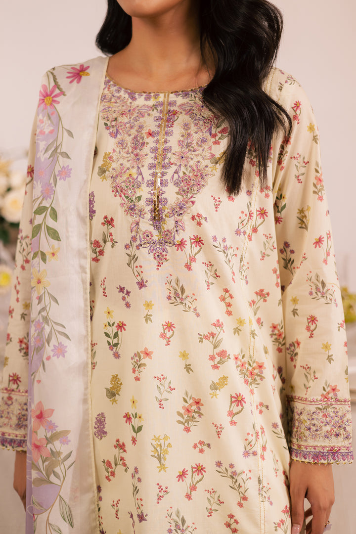 Jules 3Pc - Printed Lawn Dress