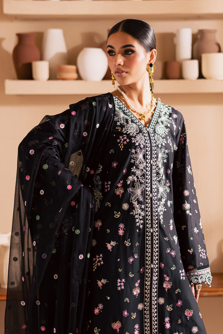 Priscilla 3Pc - Embroidered Lawn Dress