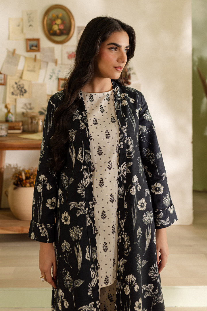 Armish 3Pc - Printed Khaddar Dress