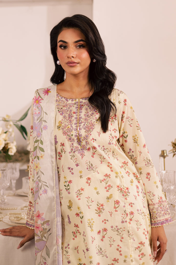 Jules 3Pc - Printed Lawn Dress