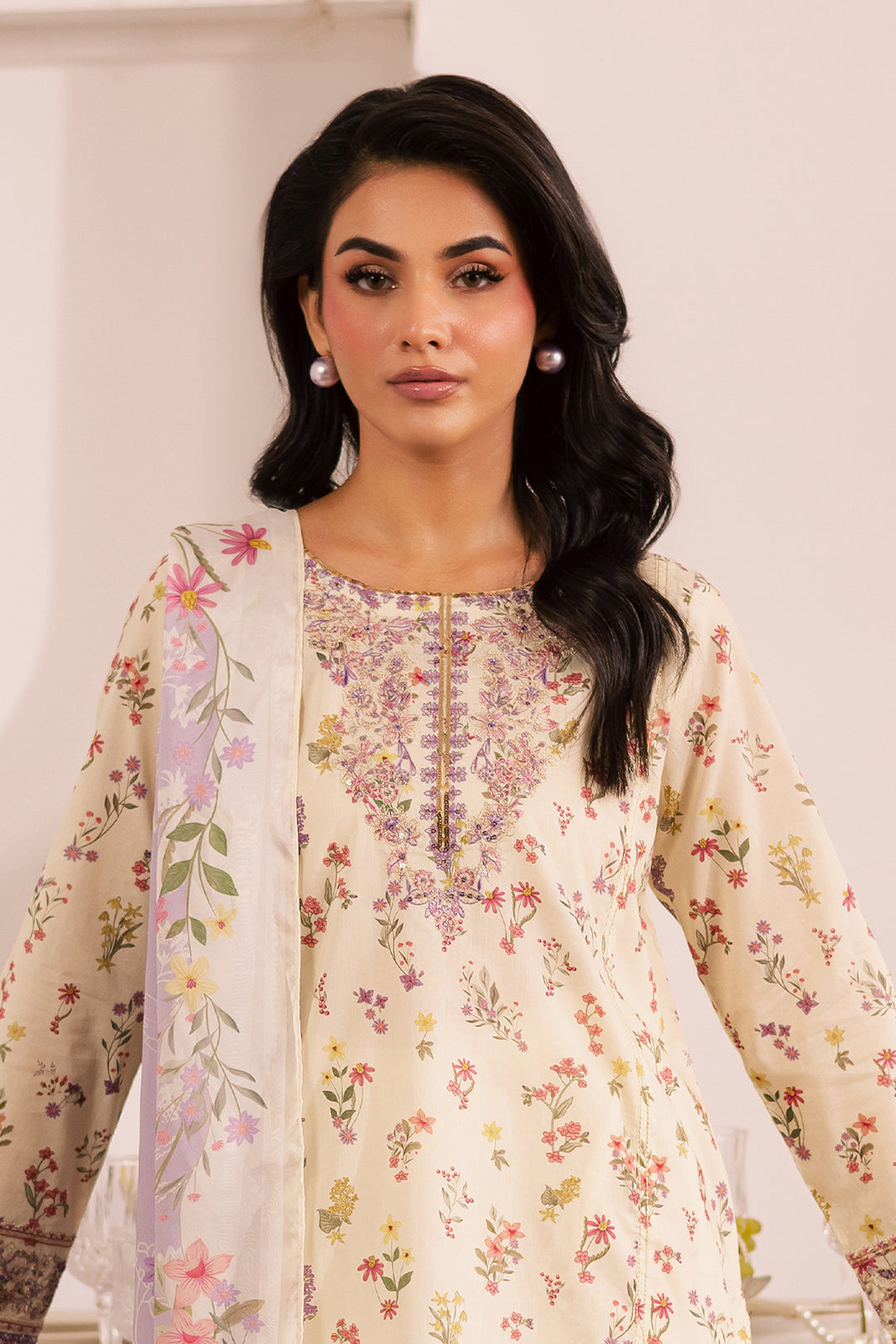 Jules 3Pc - Printed Lawn Dress