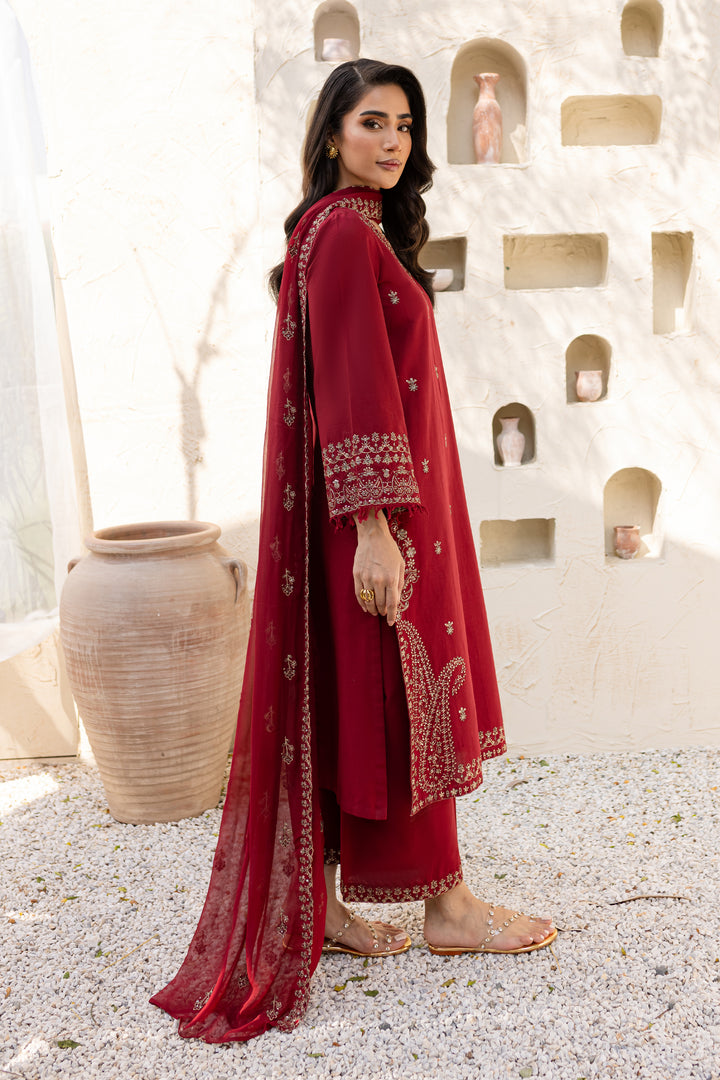 Naaz 3Pc - Embroidered Khaddar Dress