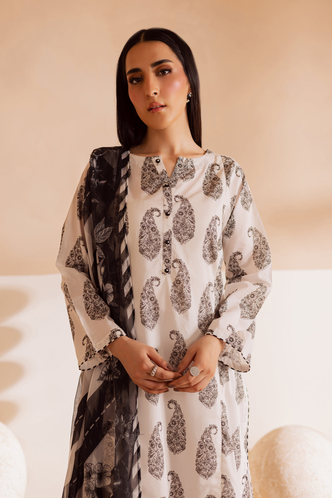 Kakashi 3Pc - Printed Lawn Dress