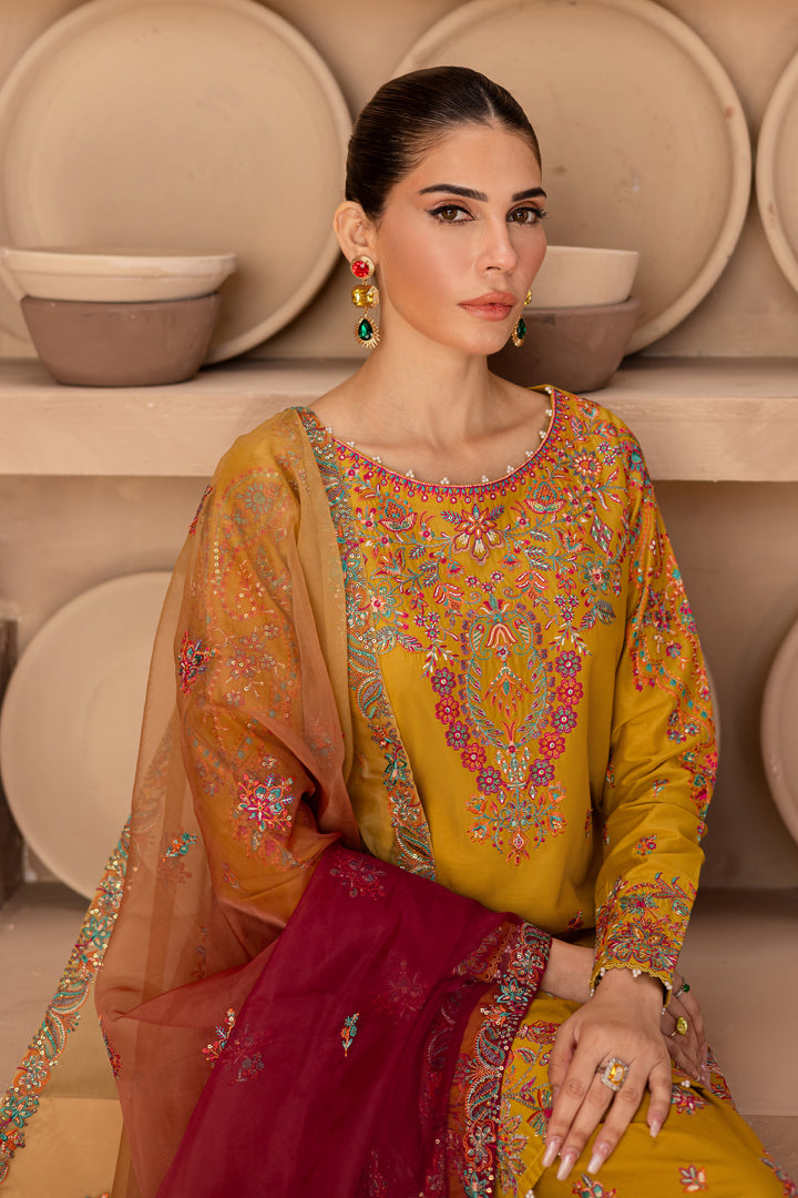 Arwen 3Pc - Embroidered Luxe Pret