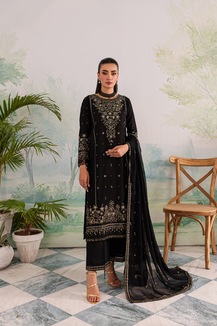 Navya 3Pc - Embroidered Lawn Dress