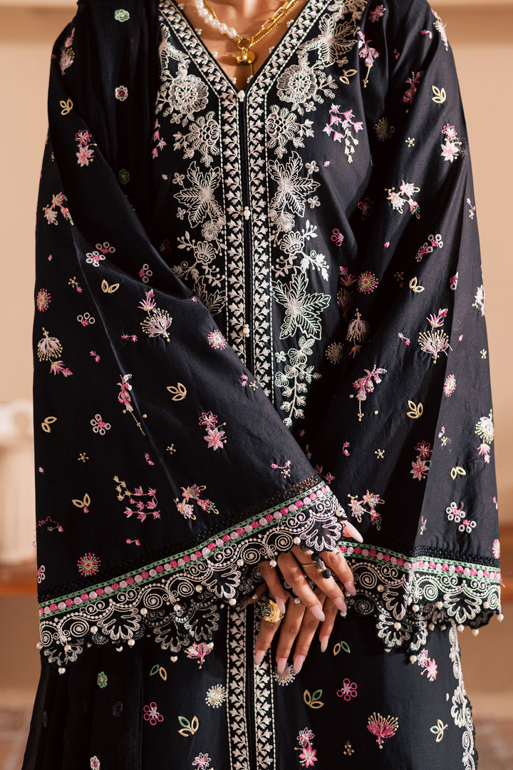 Priscilla 3Pc - Embroidered Lawn Dress
