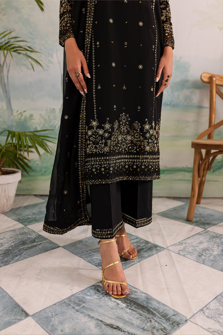 Navya 3Pc - Embroidered Lawn Dress