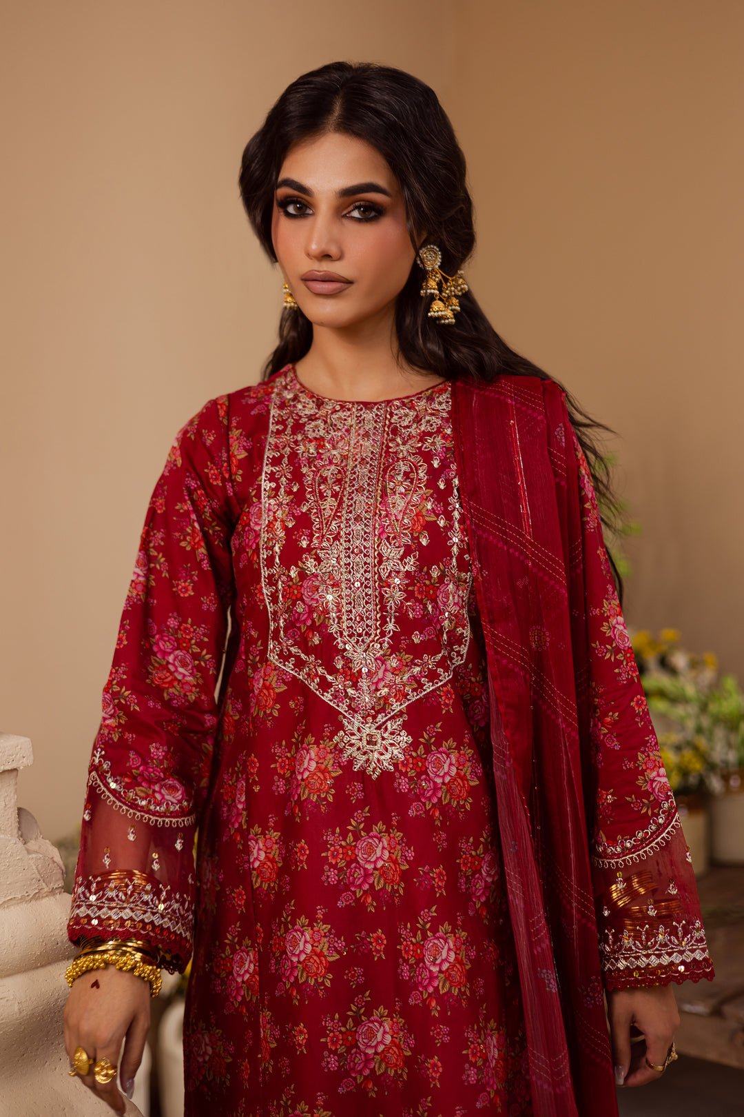 Sanam 3Pc - Festive Eid Prints