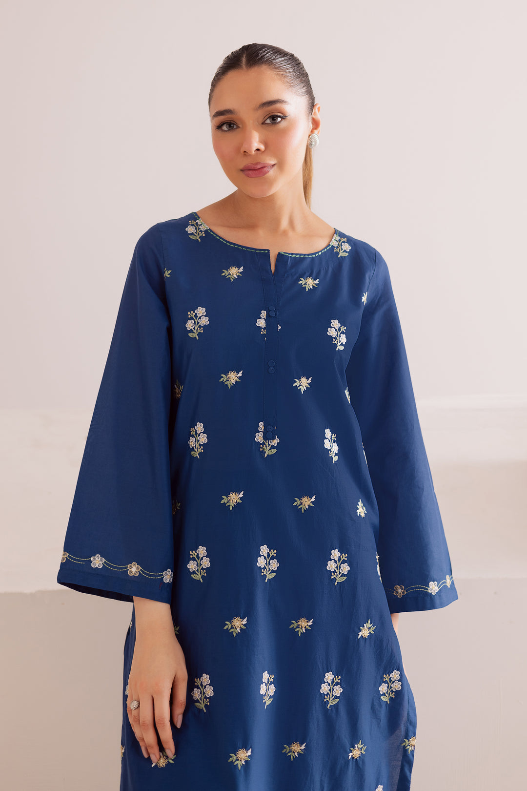 Buji Flies 2Pc - Embroidered Casual Pret