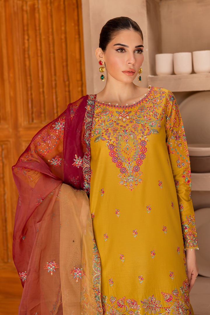 Arwen 3Pc - Embroidered Luxe Pret