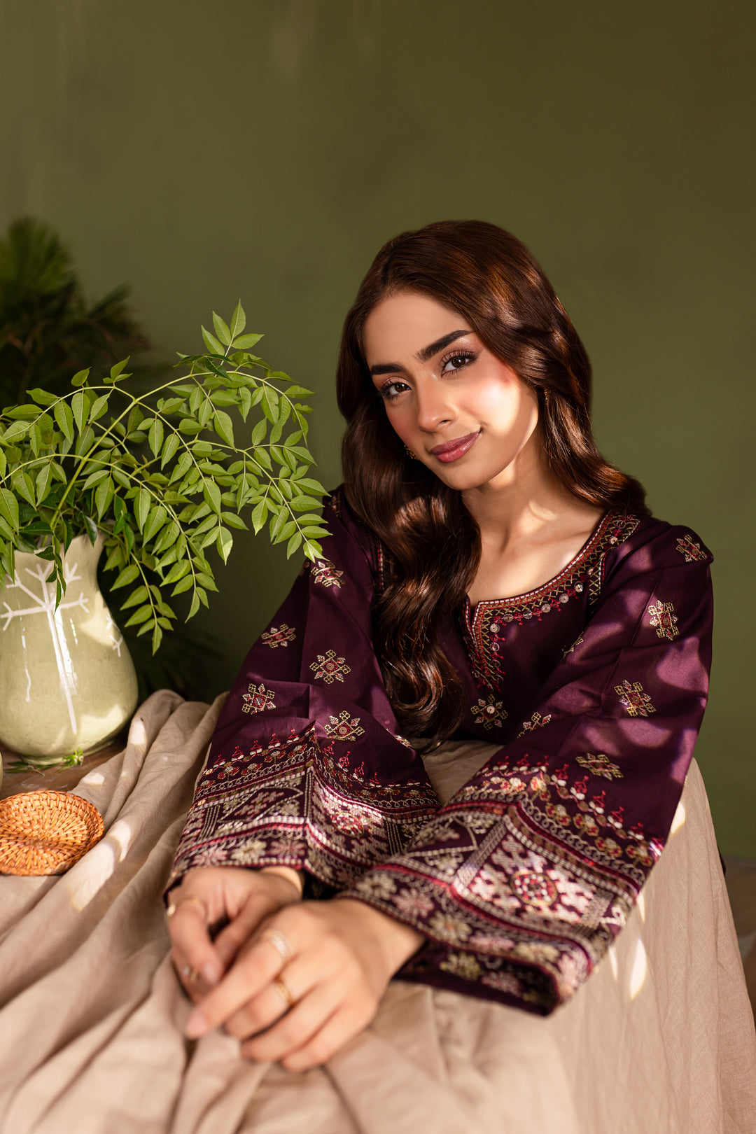 Imperial 2Pc - Embroidered Lawn Dress