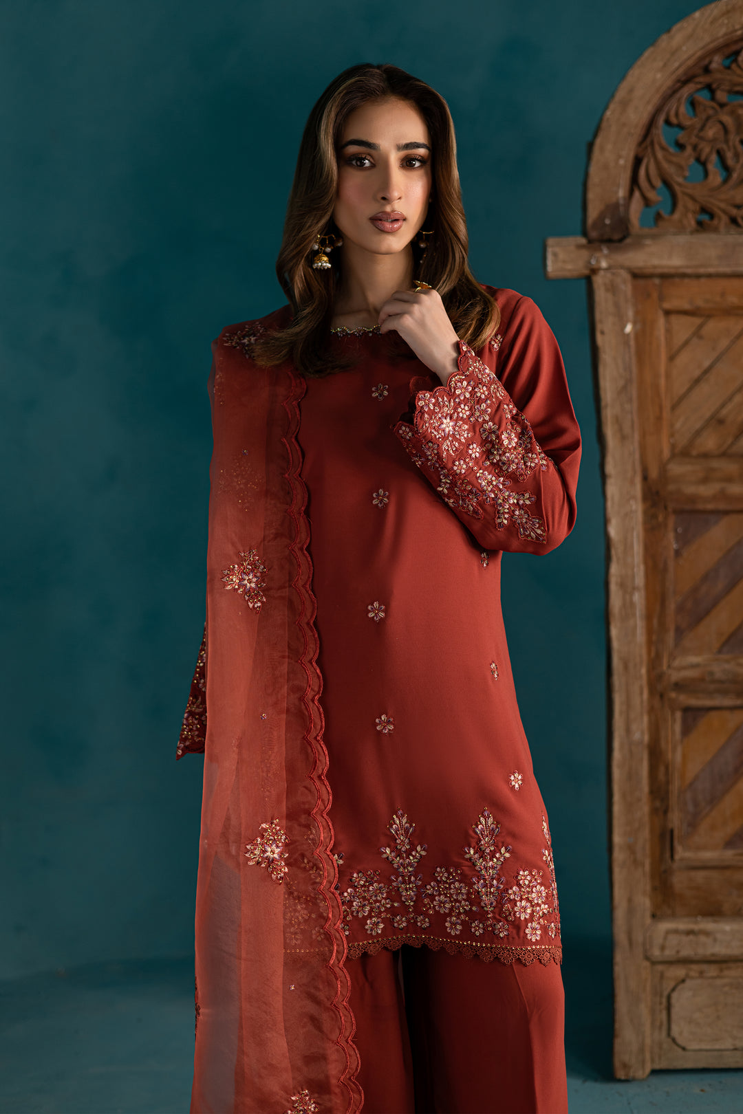 Maala 3Pc - Georgette Luxe Pret