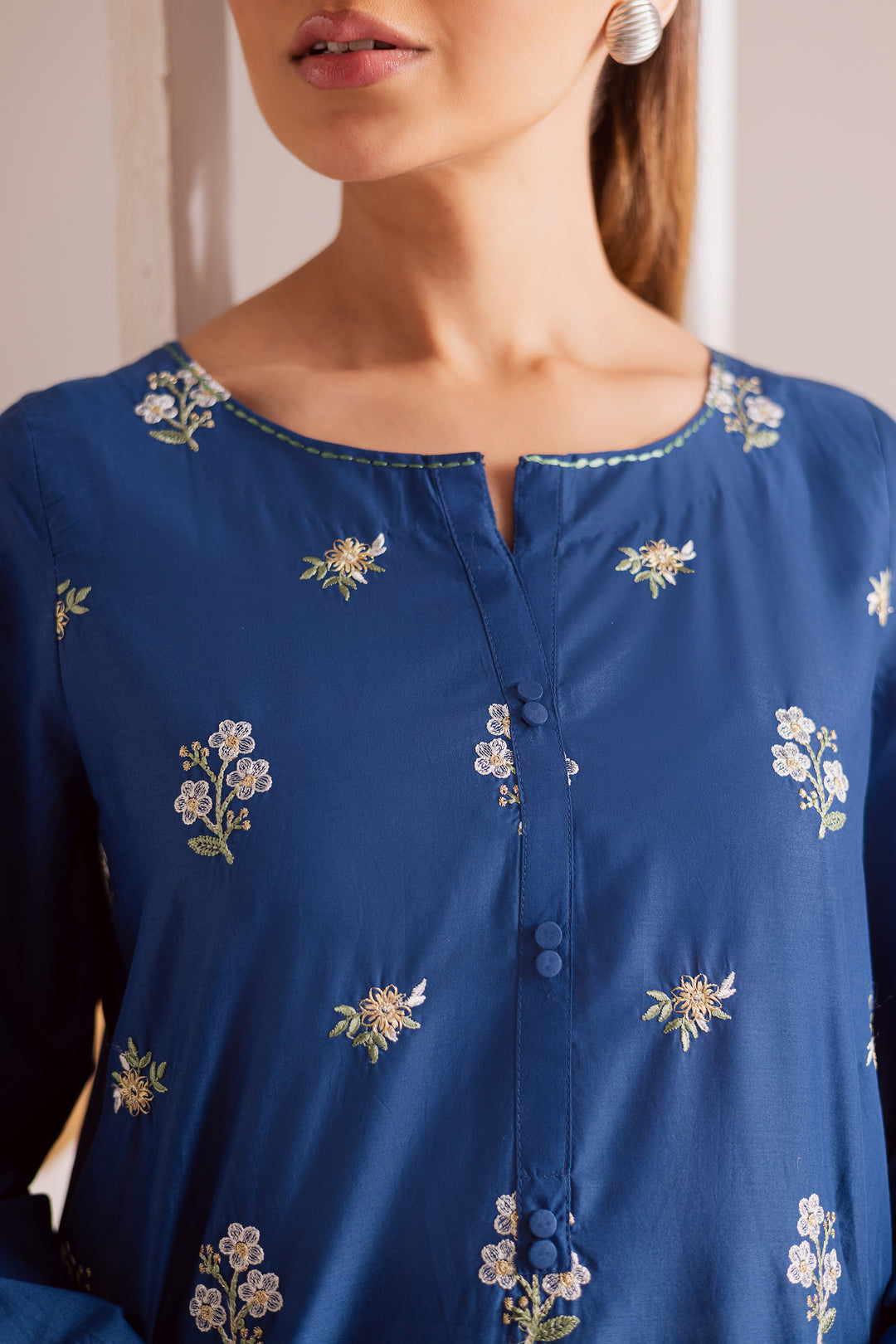 Buji Flies 2Pc - Embroidered Casual Pret