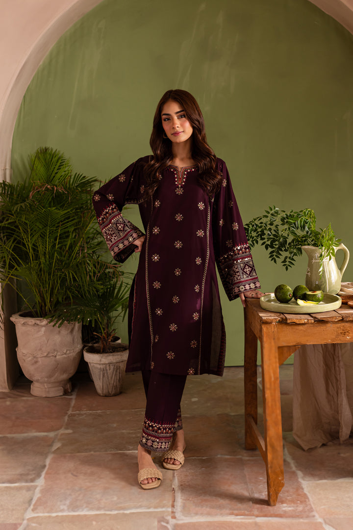 Imperial 2Pc - Embroidered Lawn Dress