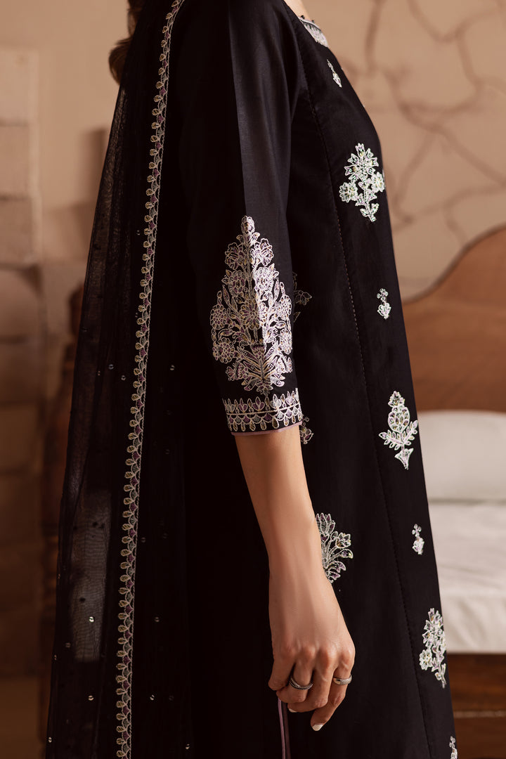 Dusk 3Pc - Embroidered Lawn Dress