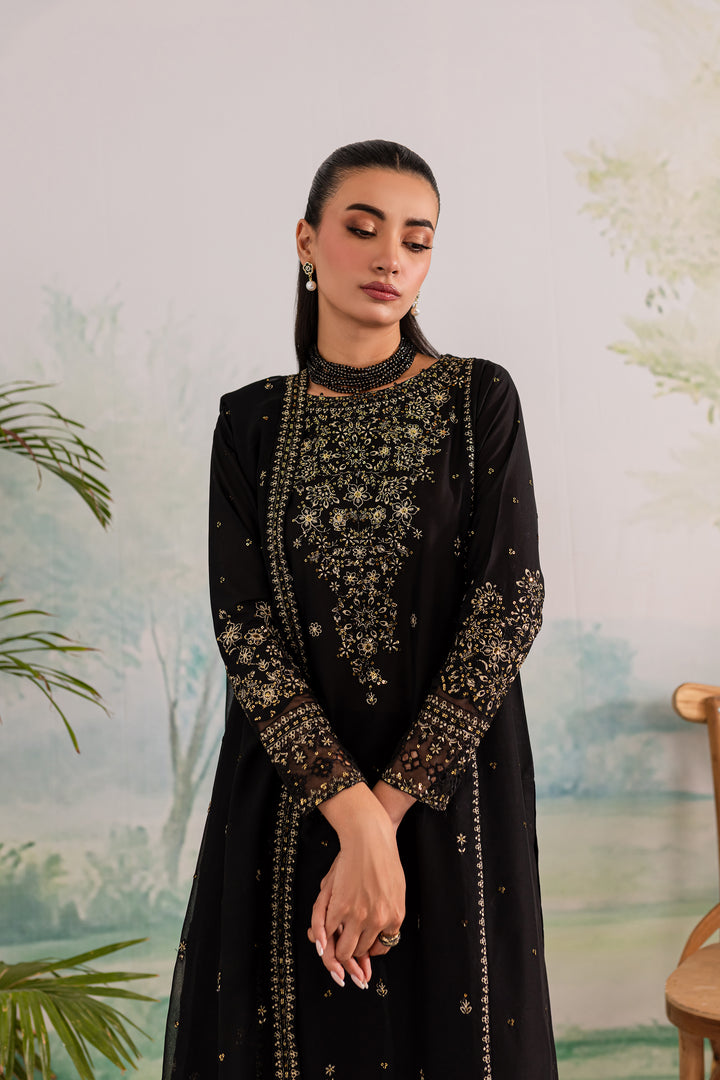 Navya 3Pc - Embroidered Lawn Dress