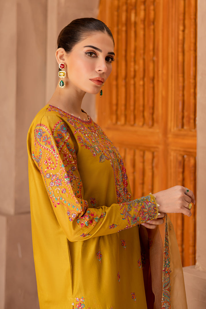 Arwen 3Pc - Embroidered Luxe Pret