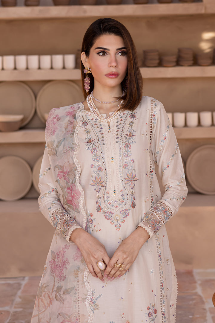 Lune 3Pc - Embroidered Luxe Pret