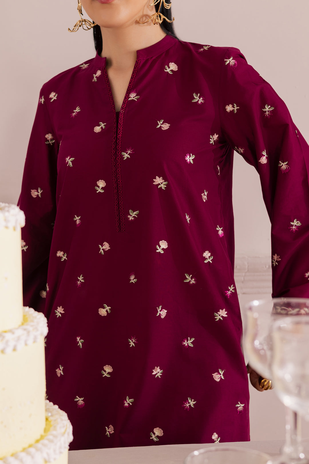 Marshal 2Pc - Embroidered Casual Pret