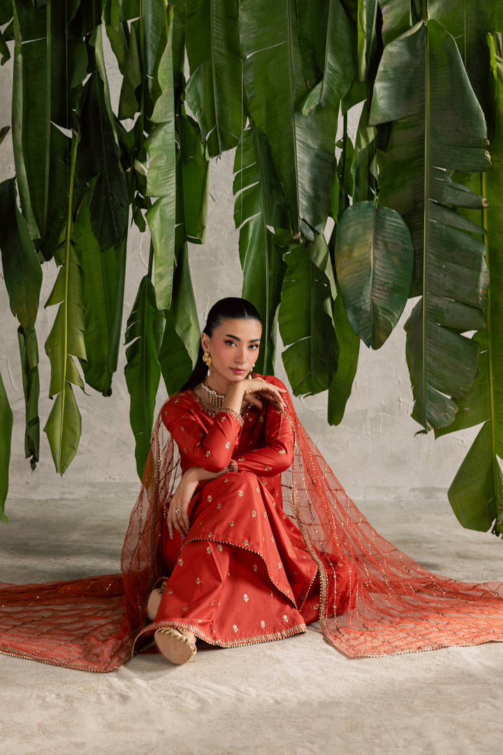 Malta 3Pc - Festive Embroidered Lawn