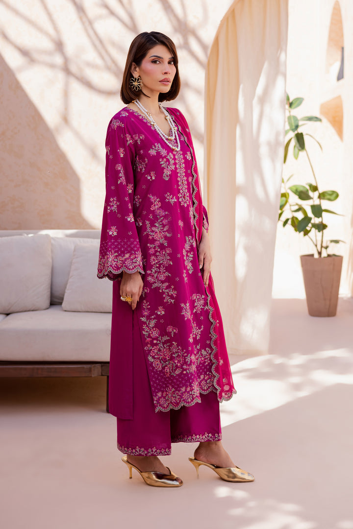 Mirha 3Pc - Festive Embroidered Lawn