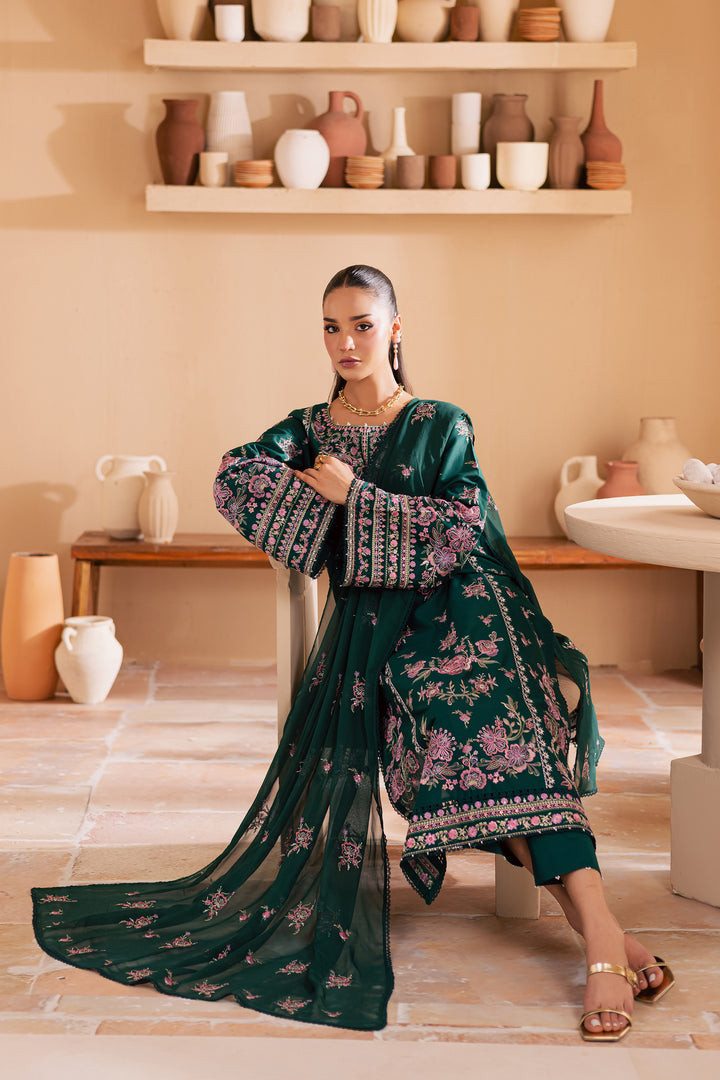 Myra 3Pc - Embroidered Lawn Dress