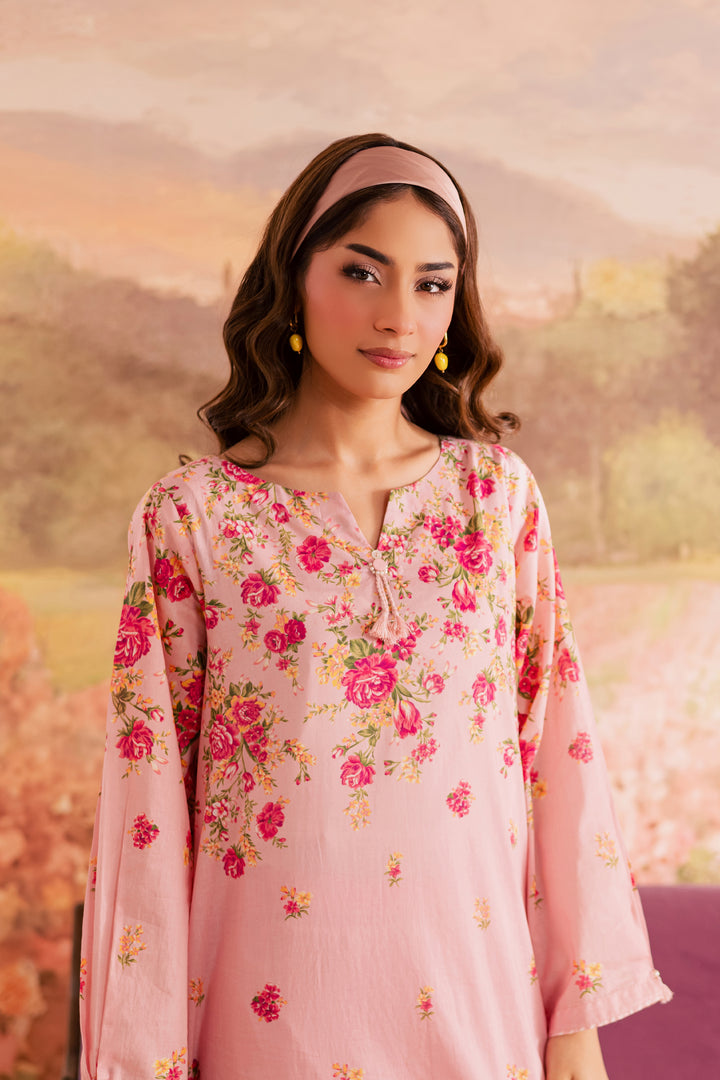 Pink Meadow 2Pc - Printed Lawn Dress