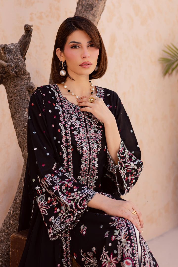 Aelin 3Pc - Festive Embroidered Lawn