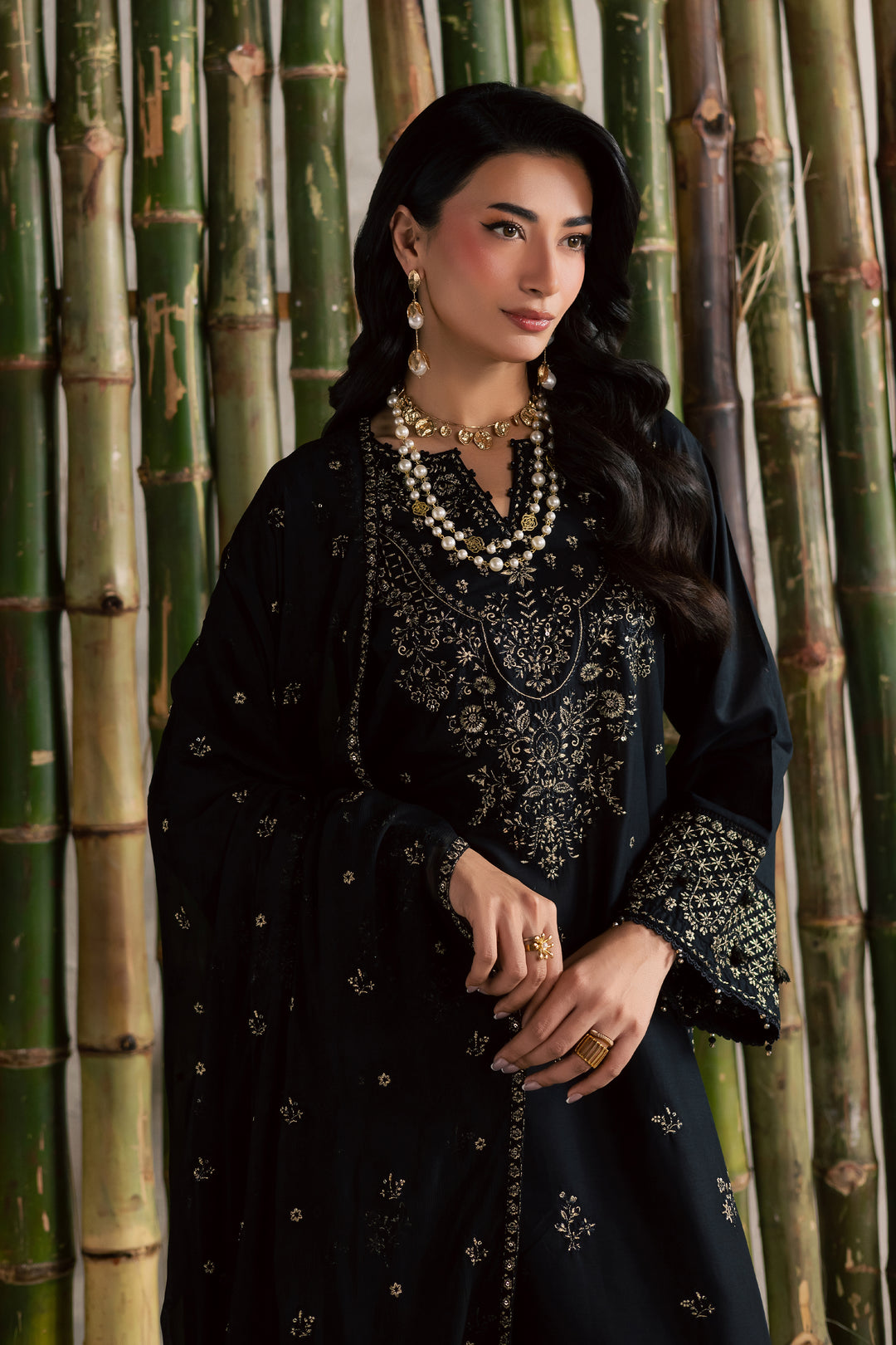 Ash 3Pc - Festive Embroidered Lawn