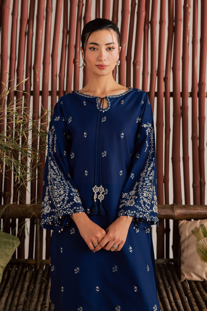 Blue Nairobi 2Pc - Embroidered Lawn Dress