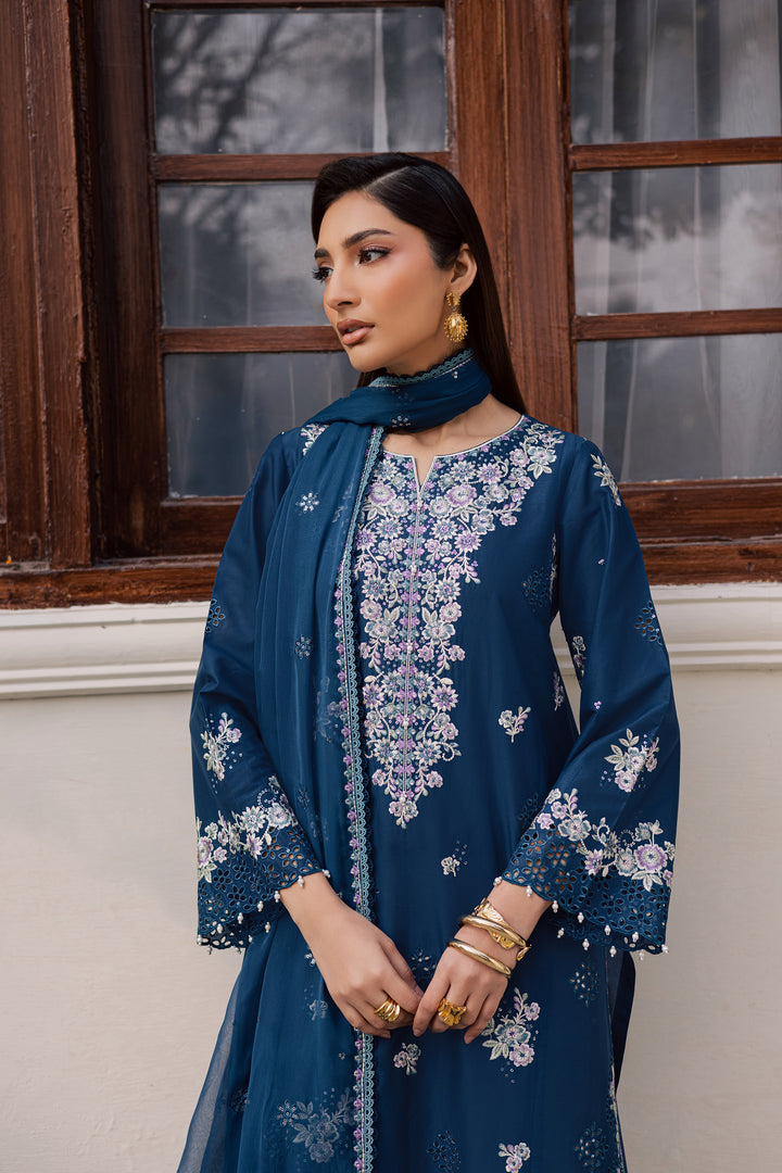 Azraaq 3Pc - Festive Embroidered Lawn