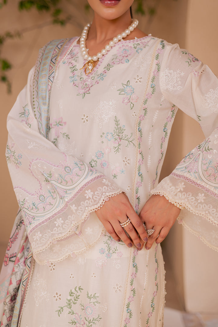 Mihrimah 3Pc - Embroidered Lawn Dress