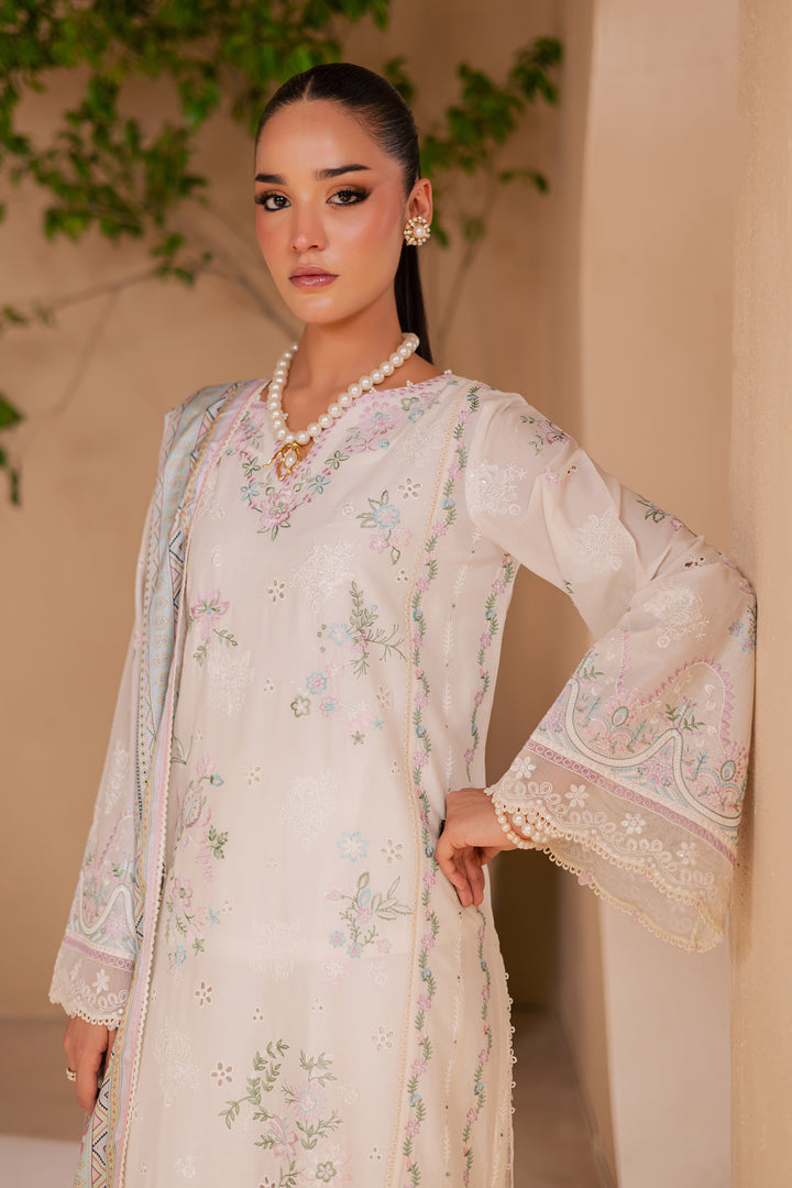 Mihrimah 3Pc - Embroidered Lawn Dress