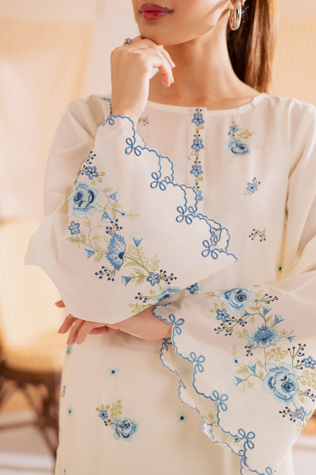 Iris 2Pc - Embroidered Casual Pret