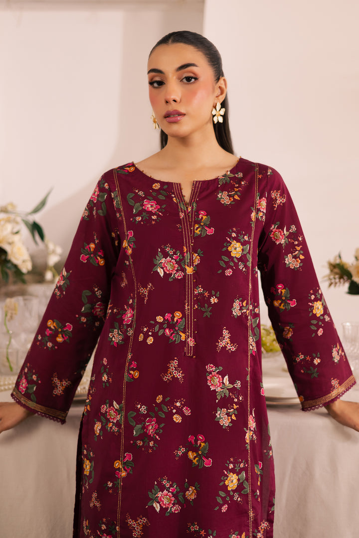 Shizumi 2Pc - Printed Lawn Dress