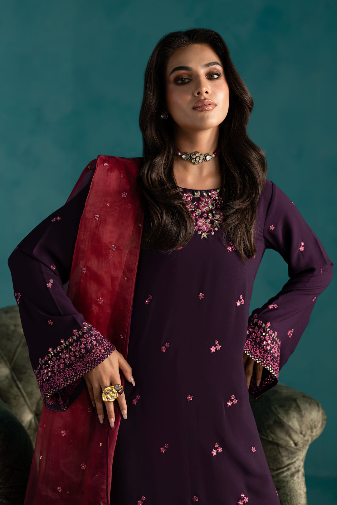 Nur 3Pc - Georgette Luxe Pret