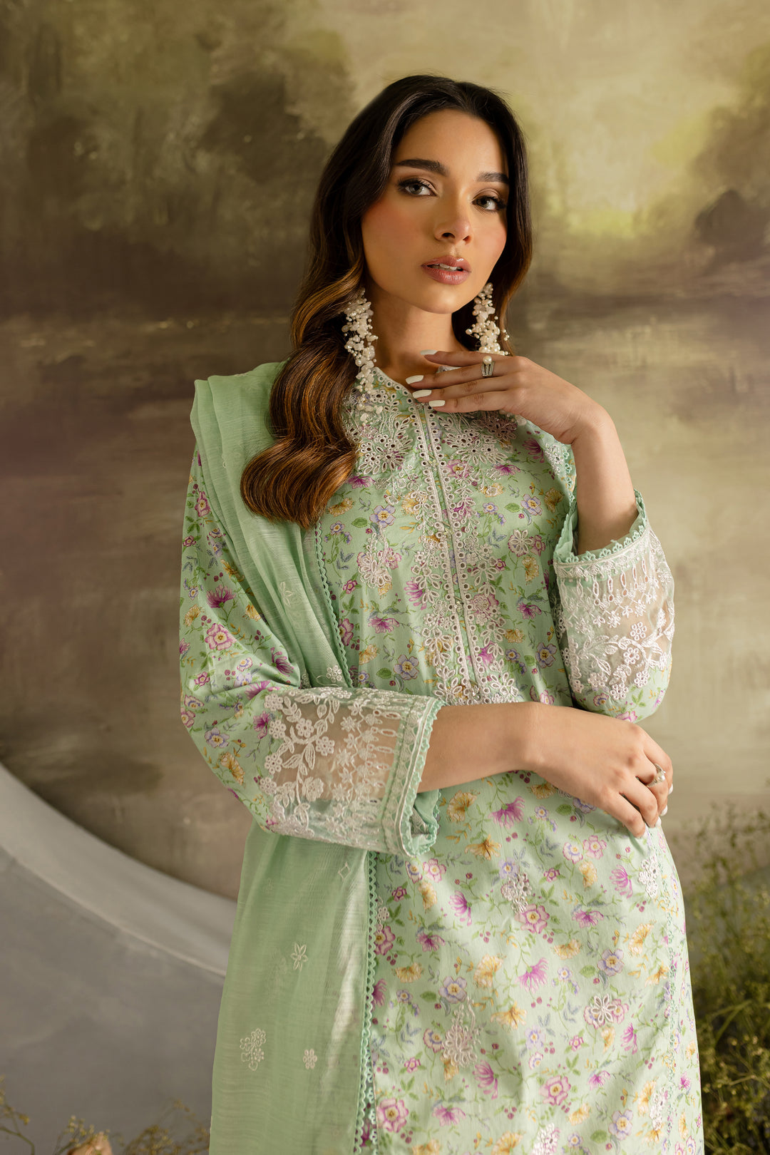 Laya  3Pc - Printed Lawn Dress