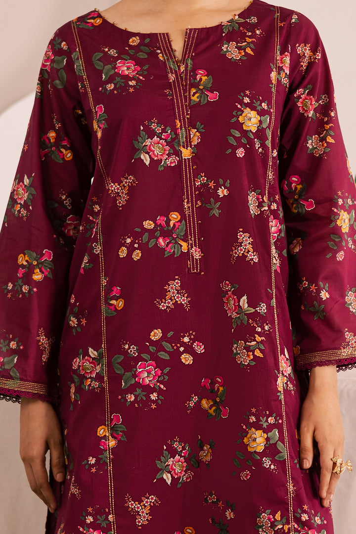 Shizumi 2Pc - Printed Lawn Dress