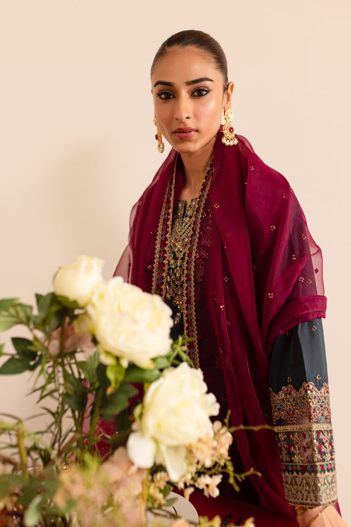 Sailesh 3Pc - Embroidered Luxe Pret