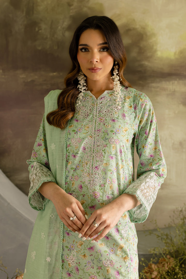 Laya  3Pc - Printed Lawn Dress