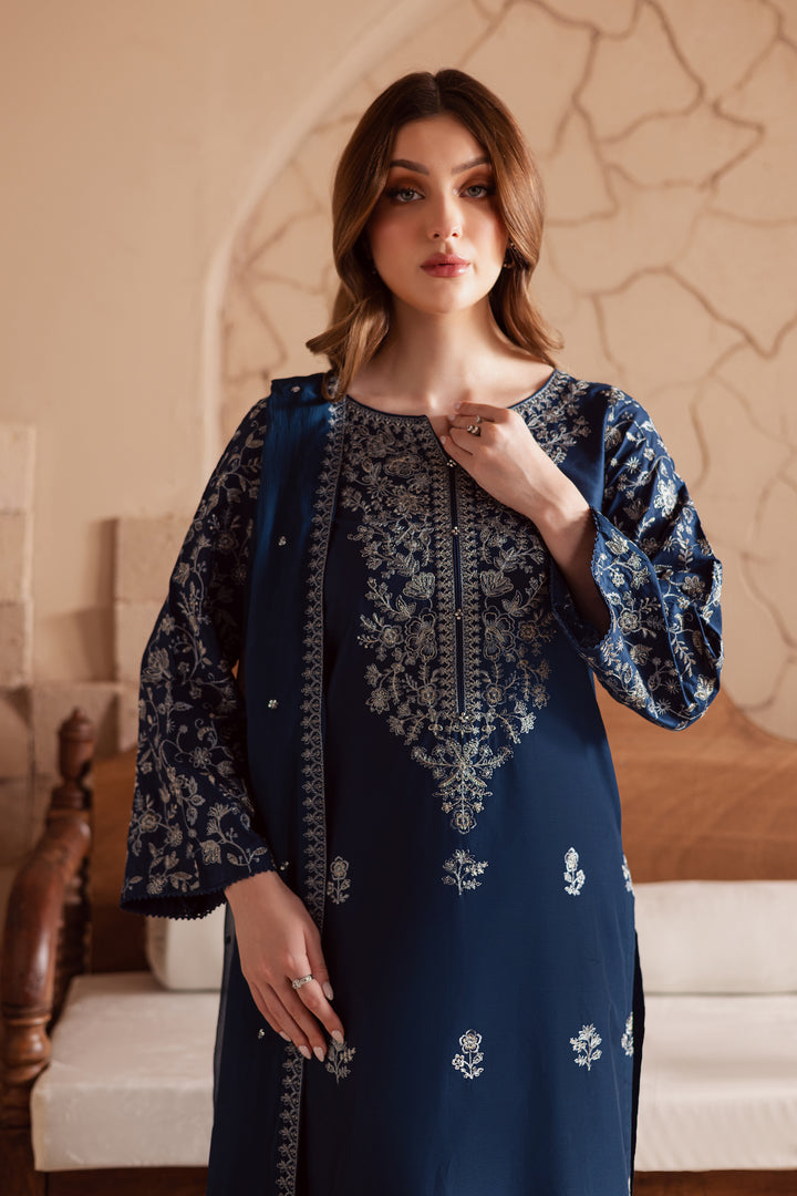 Mai tai 3Pc - Embroidered Lawn Dress