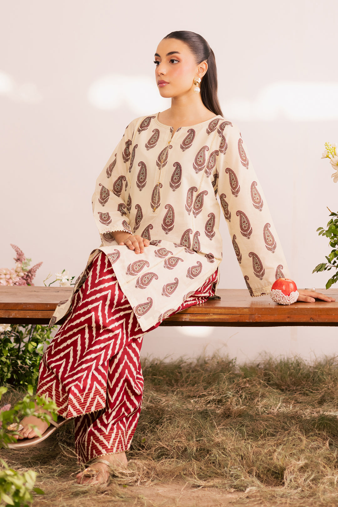 Navya 2Pc - Printed Lawn Dress