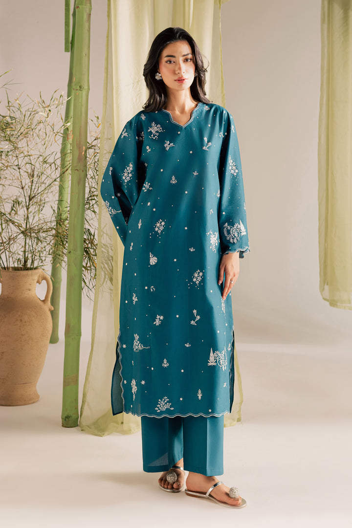 Sugar Sky 2Pc - Embroidered Lawn Dress