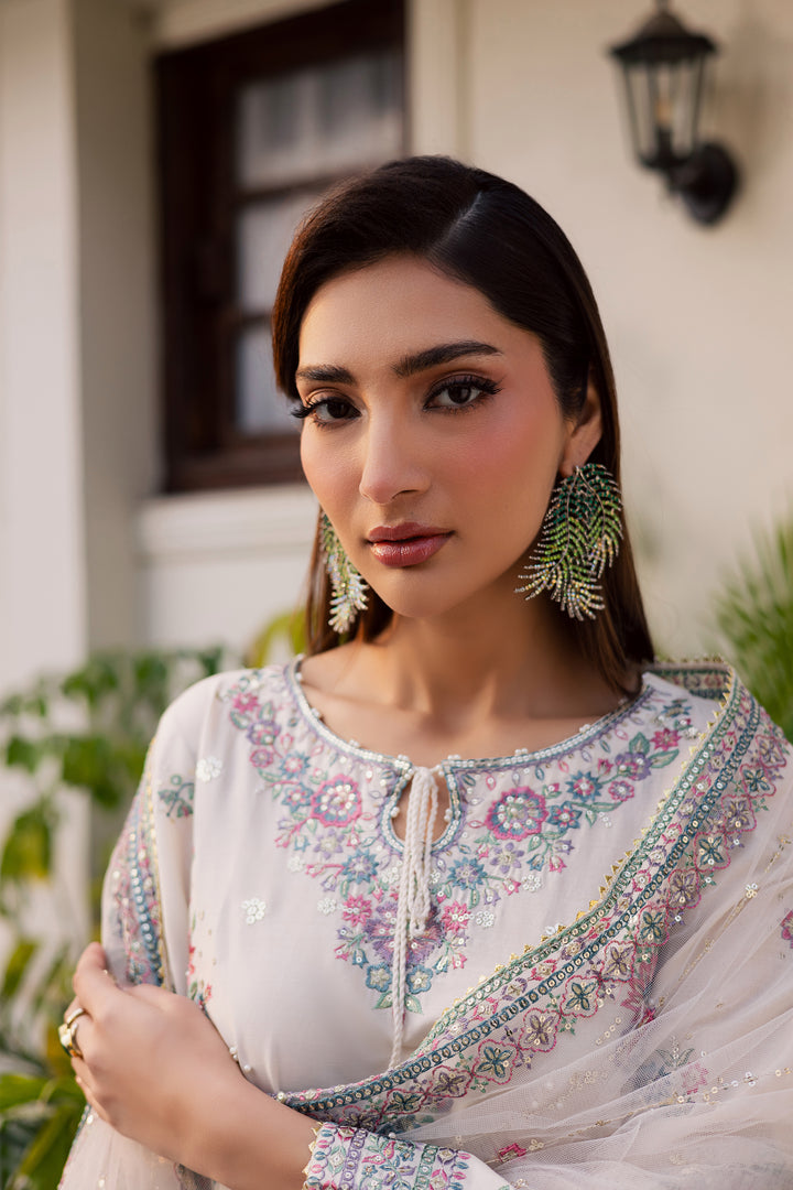 Zarkhuba 3Pc - Festive Embroidered Lawn