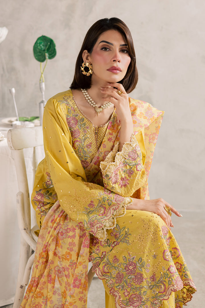 Her Soul 3Pc - Festive Embroidered Lawn